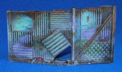 Shanty Town Wall III Painted